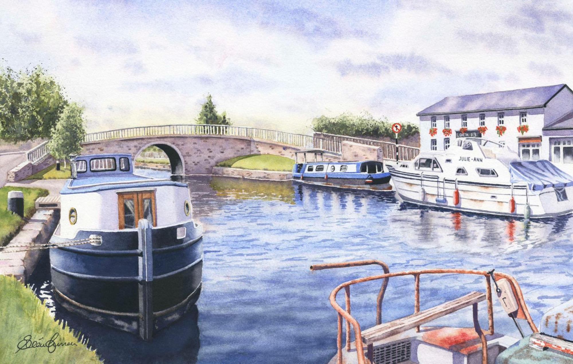 Hotel Roisin Dubh Houseboat Sallins Exterior foto